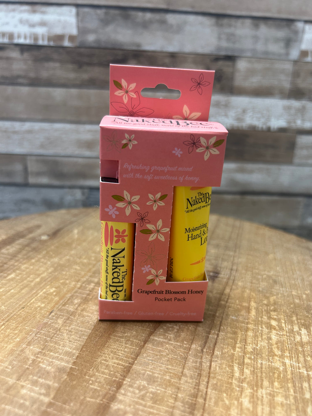 The Naked Bee Pocket Pack Gift Set- Grapefruit Blossom Honey