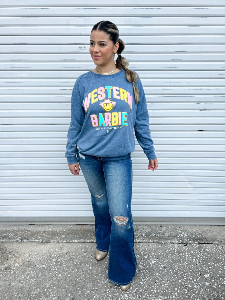 Western Barbie Pullover Simply Southern