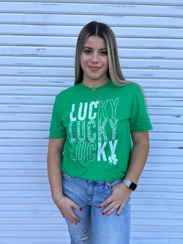 Lucky, Lucky, Lucky Graphic T-shirt