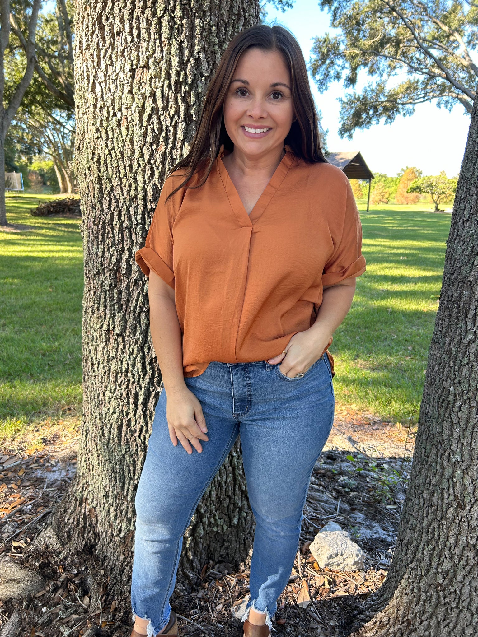 Creamsicle Blouse