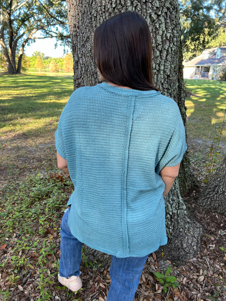Truly Teal Zenana Top