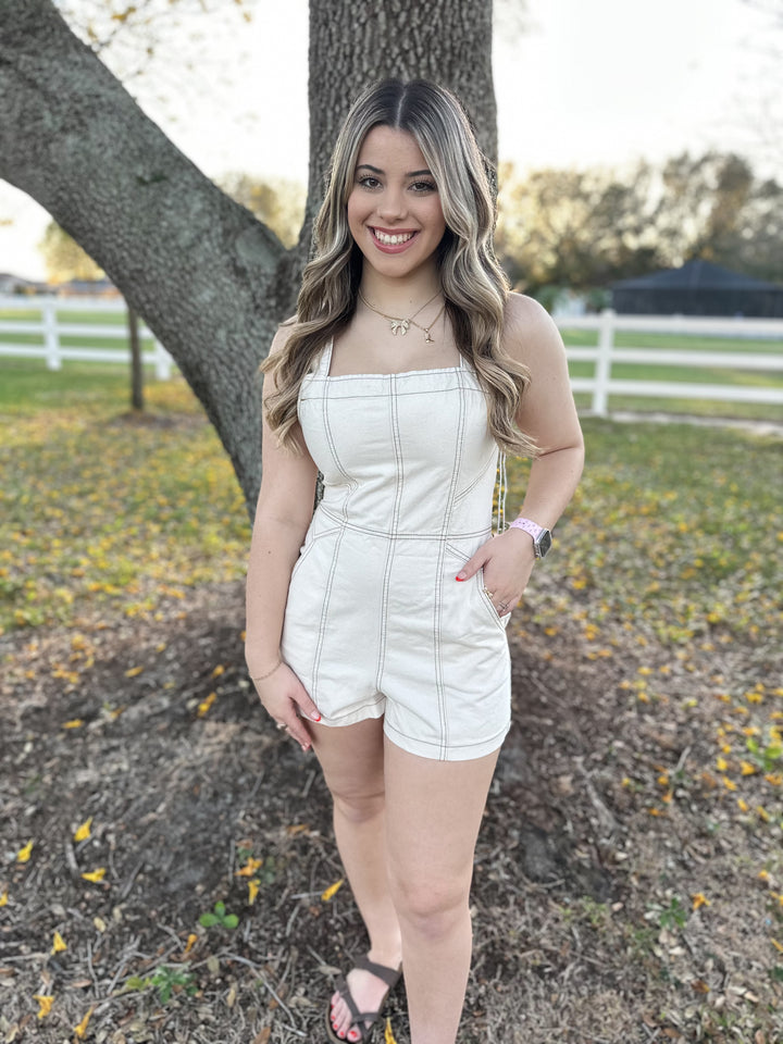 Sandy Shores Shorts Romper