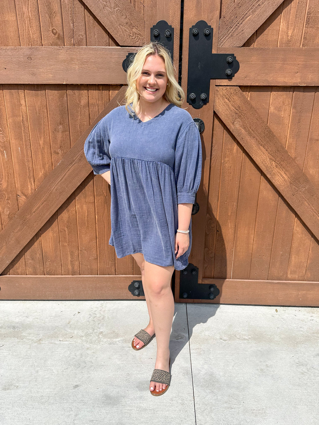 Simply Southern Indigo Dress