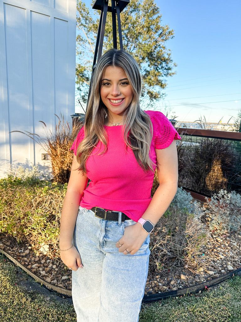 Flora Fuchsia Blouse