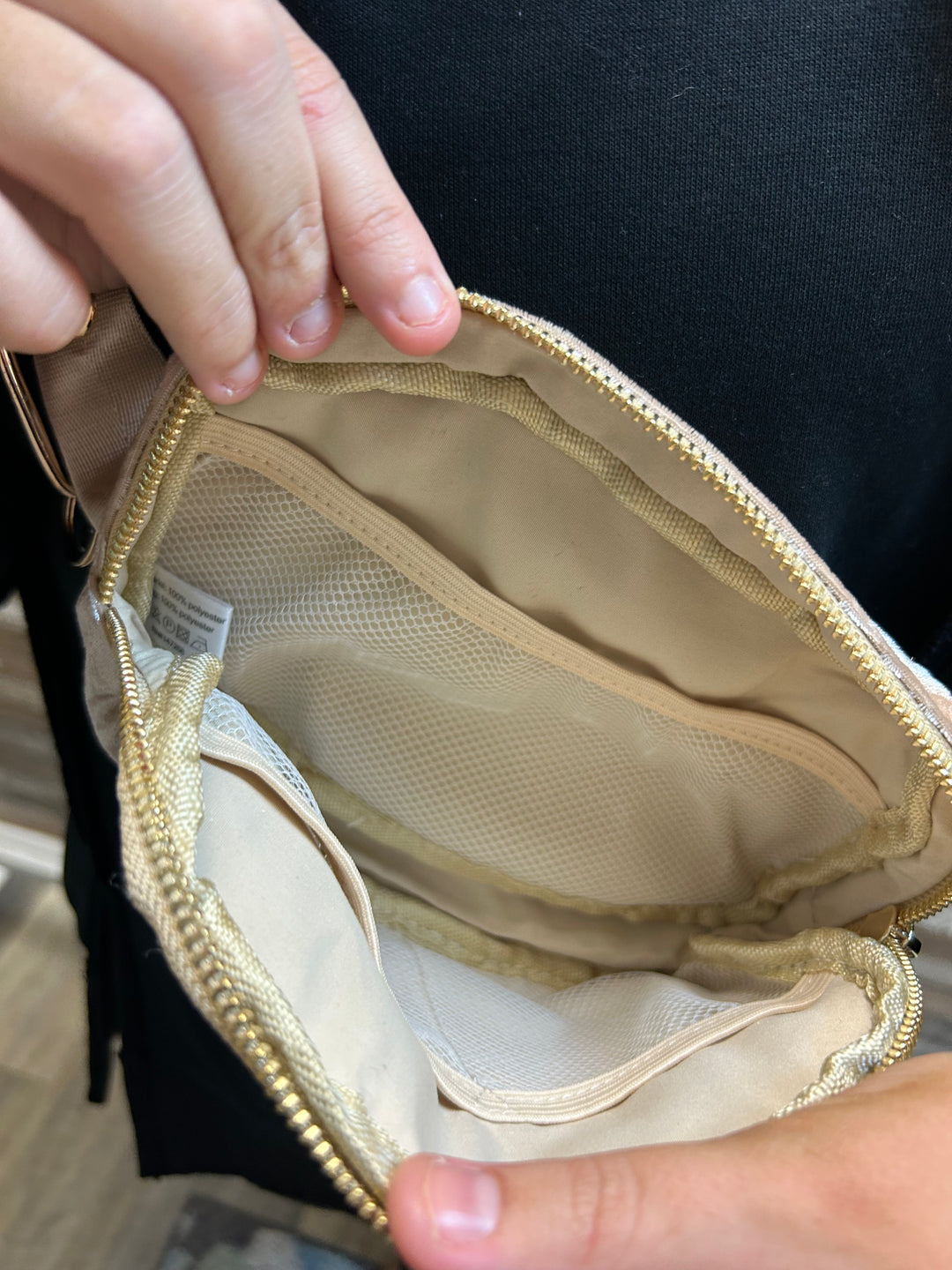 Velvet Simply Southern Belt Bag - Champagne
