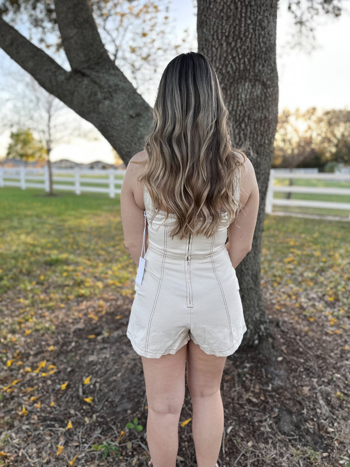 Sandy Shores Shorts Romper
