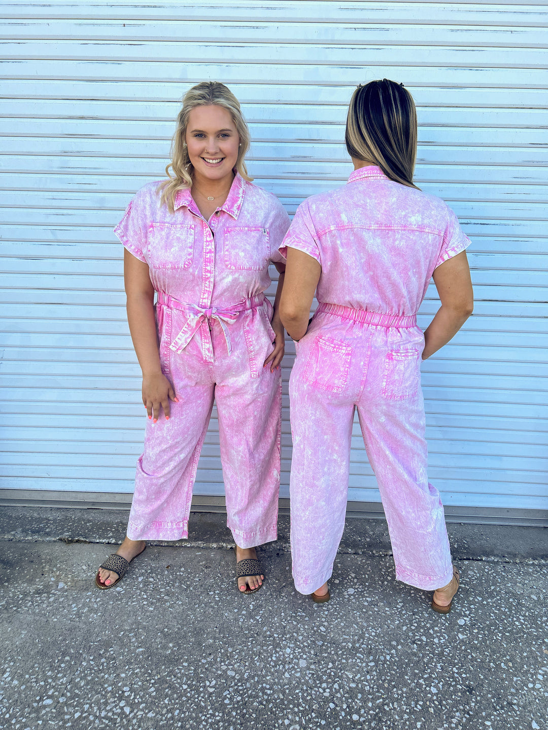 Pinkalicious Acid Wash Jumpsuit