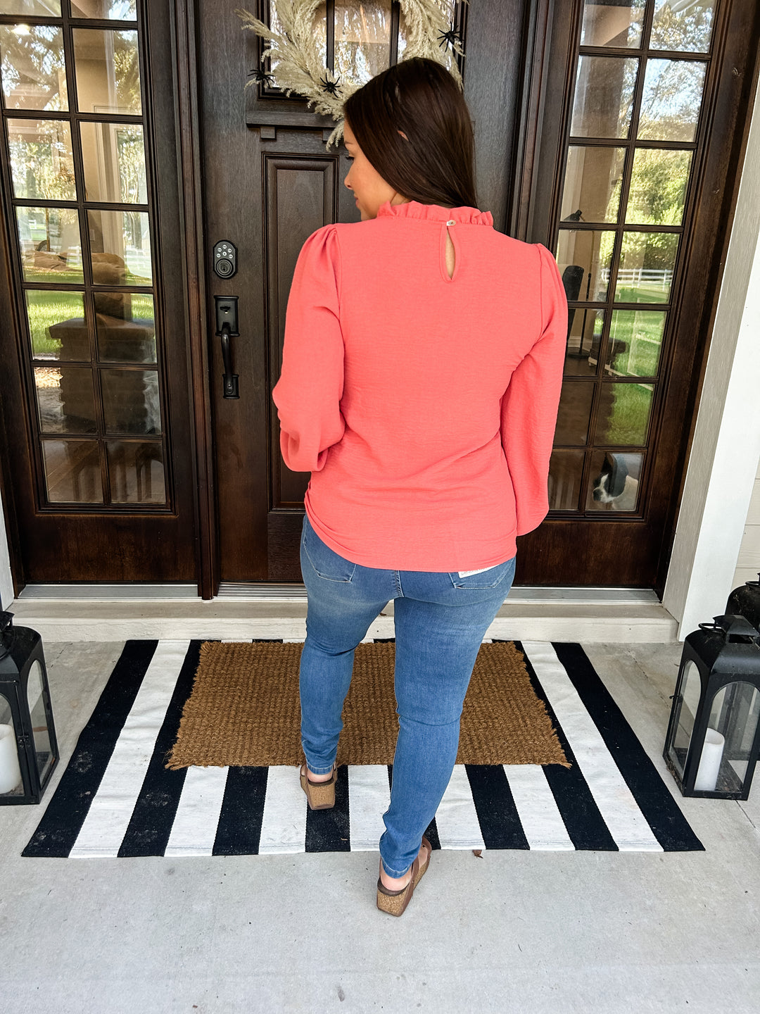 Terri Terracotta Blouse