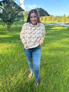 Simply Southern Cropped Hoodie Cow