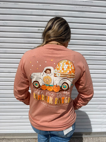 Pumpkin Patch Long Sleeve Graphic T-shirt