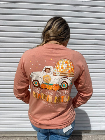 Pumpkin Patch Long Sleeve Graphic T-shirt