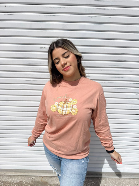 Pumpkin Patch Long Sleeve Graphic T-shirt