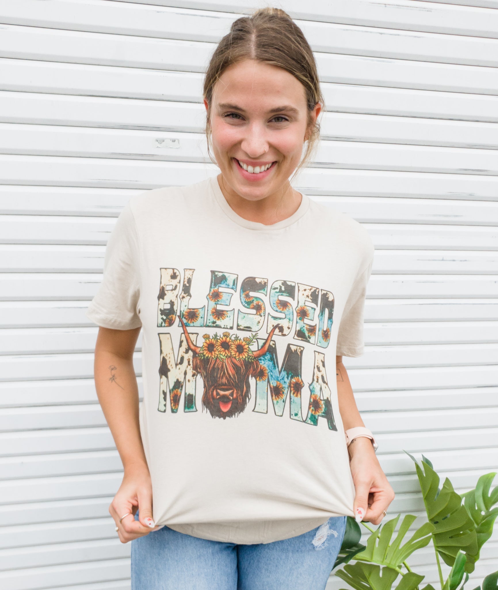 Blessed Mama Graphic Tee