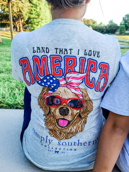 Land That I Love America Simply Southern T-Shirt YOUTH & ADULT