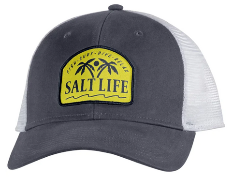 Salt Life Amerishield Mesh Hat, Blue Fog, OSFM at  Men's Clothing  store