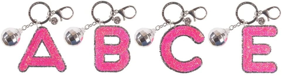 Simply Southern Initial Key chain - Disco