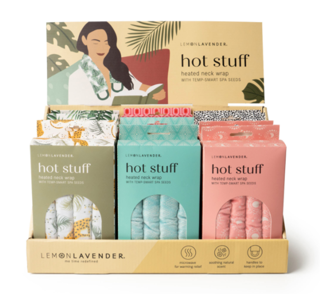 Lemon Lavender Hot Stuff Heated Neck Wrap