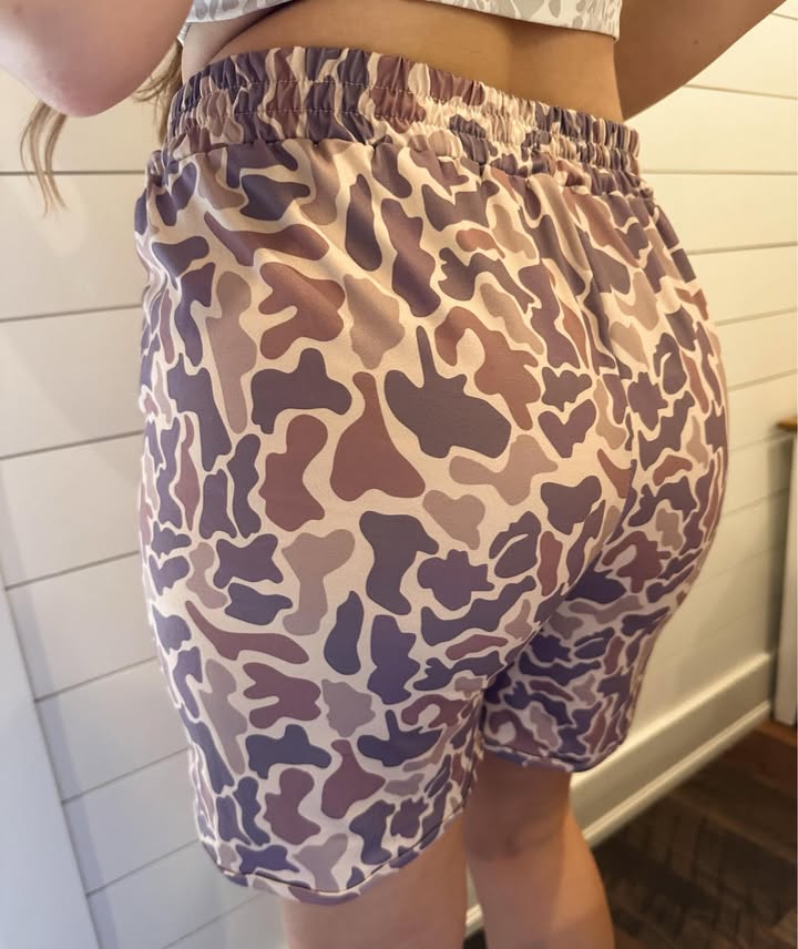 Duck Camo Brown Shorts