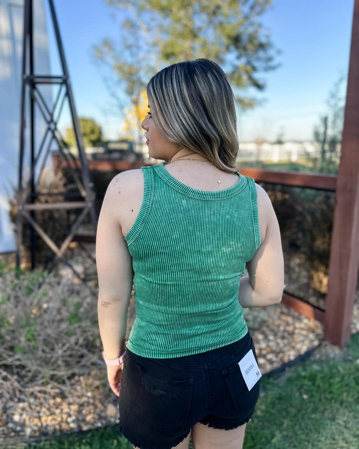 Clover Comfort Ribbed Tank