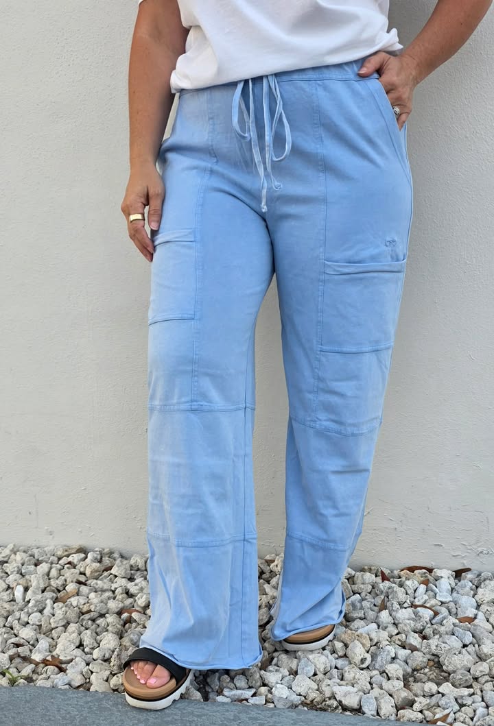 Vacation Vibes Blue Pants