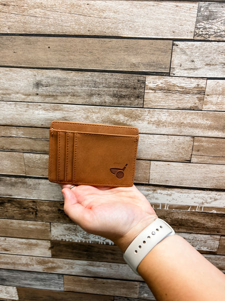 Putt away Leather Wallet - Brown