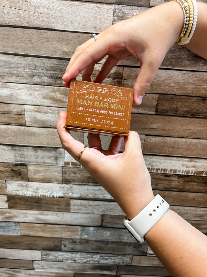 Man mini hair/body bar - Cedar