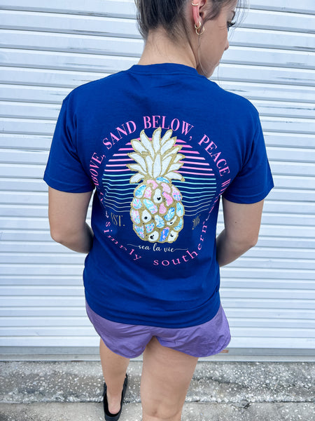 Simply Southern Oyster Pineapple T-Shirt