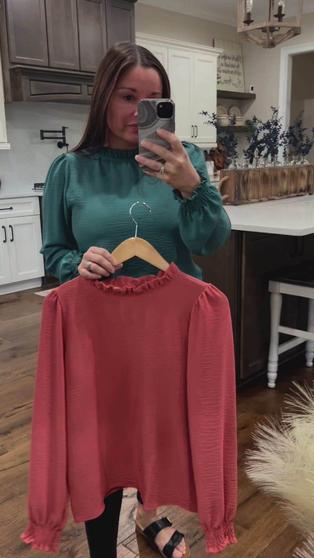 Terri Terracotta Blouse