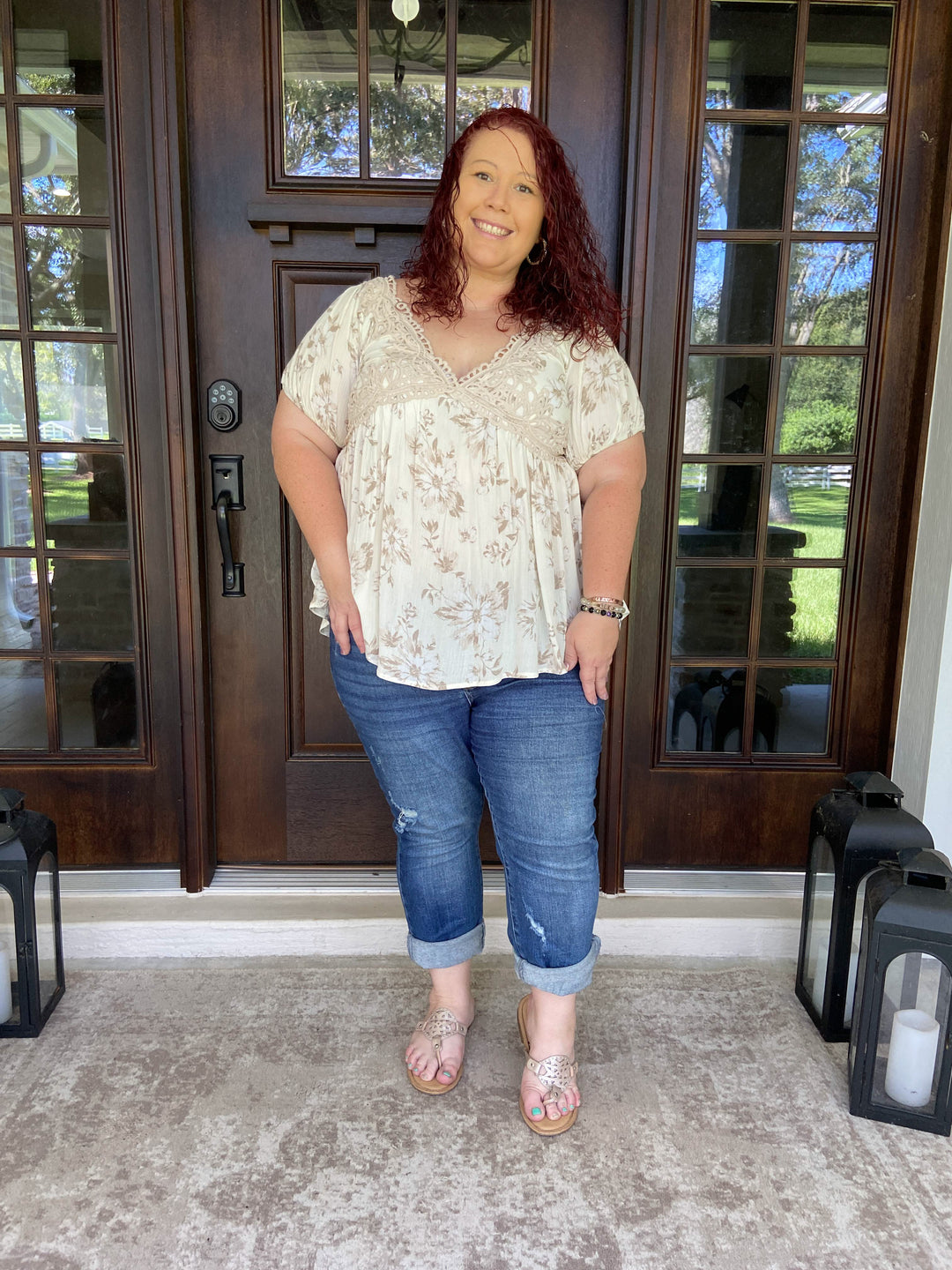 Evelyn Floral Top