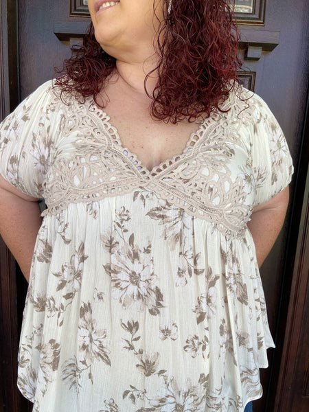 Evelyn Floral Top