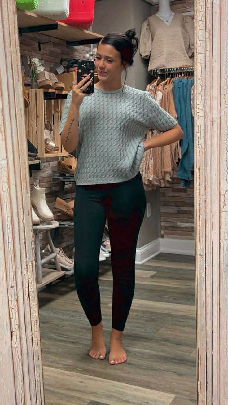 Braided Bliss Sweater in Gray