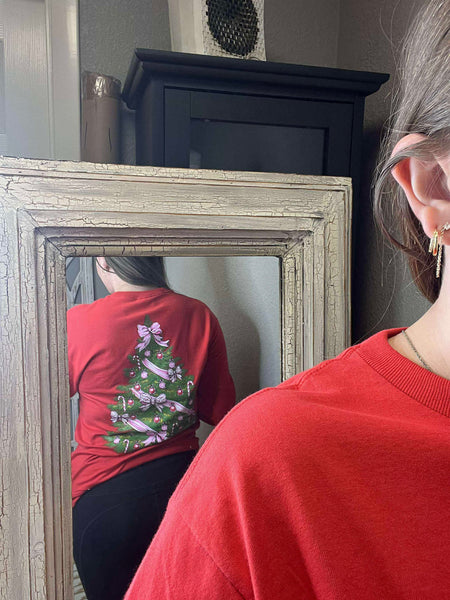 Holly Jolly Christmas-Adult and Youth Long Sleeve Tee