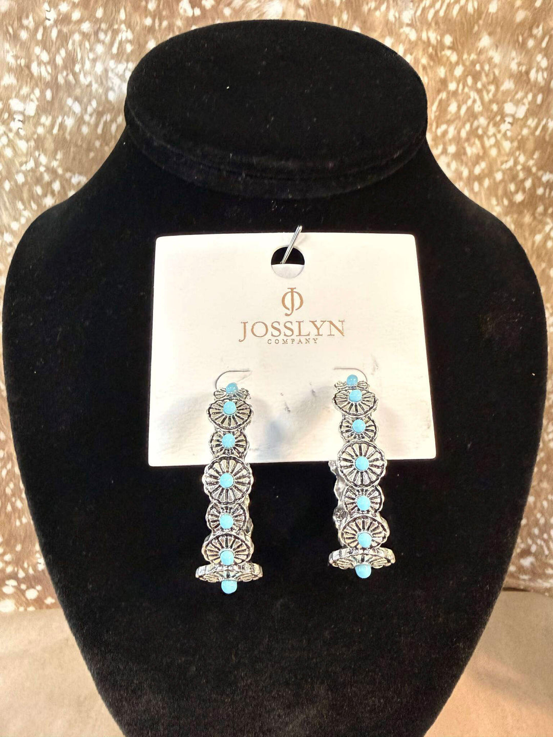Turquoise Belt Earrings by Josslyn