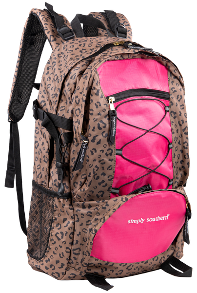 Simply Southern Laptop Backpack - Leopard