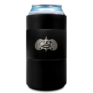 Toadfish Non-Tipping Regular Can Cooler- Black
