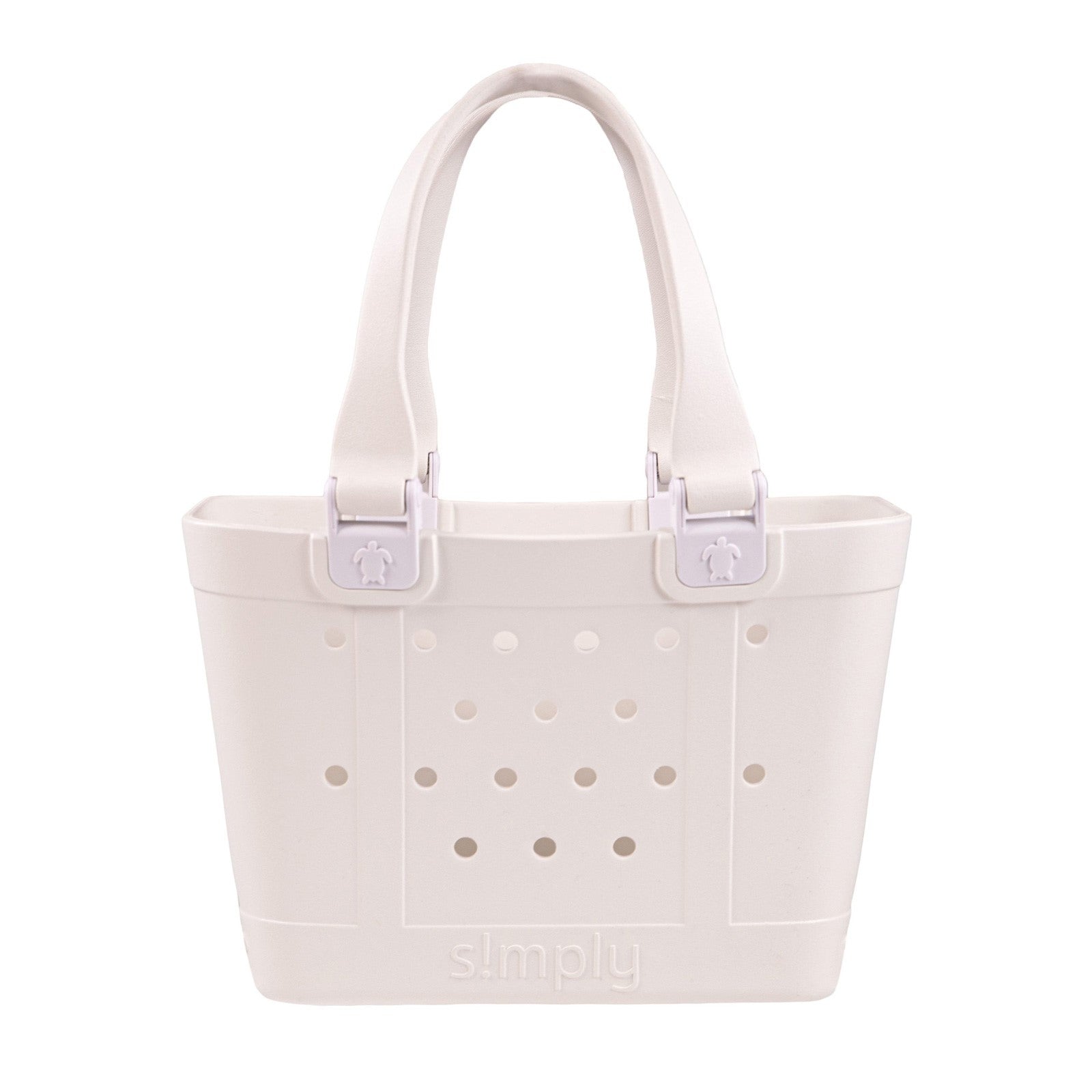 Simply Southern Mini Solid Tote- White