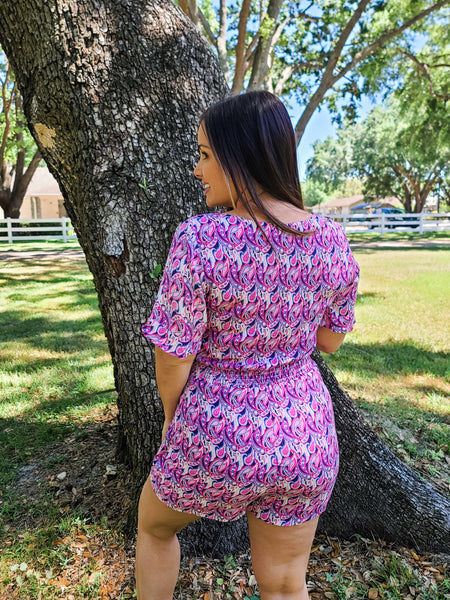 Simply Southern Paisley Romper