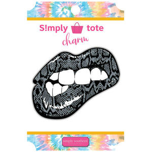 Simply Southern Tote Bag Charm-Snake Lips