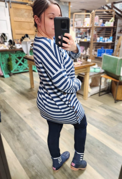 Making a Statement Stripe Sweater