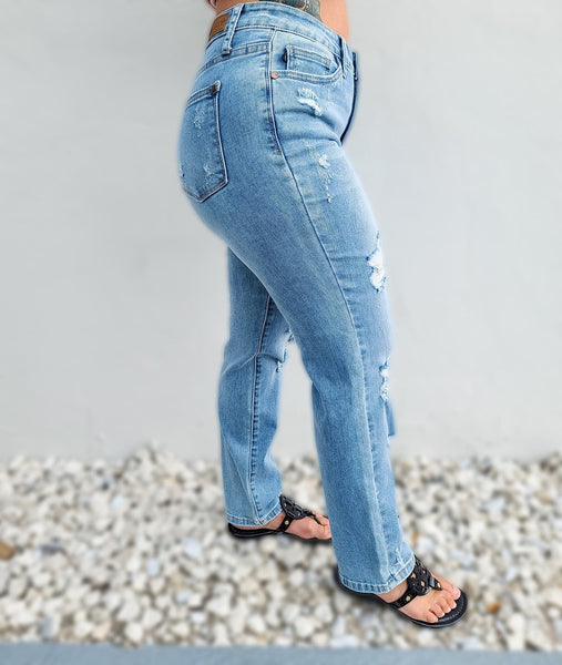 Skye Distressed Jeans