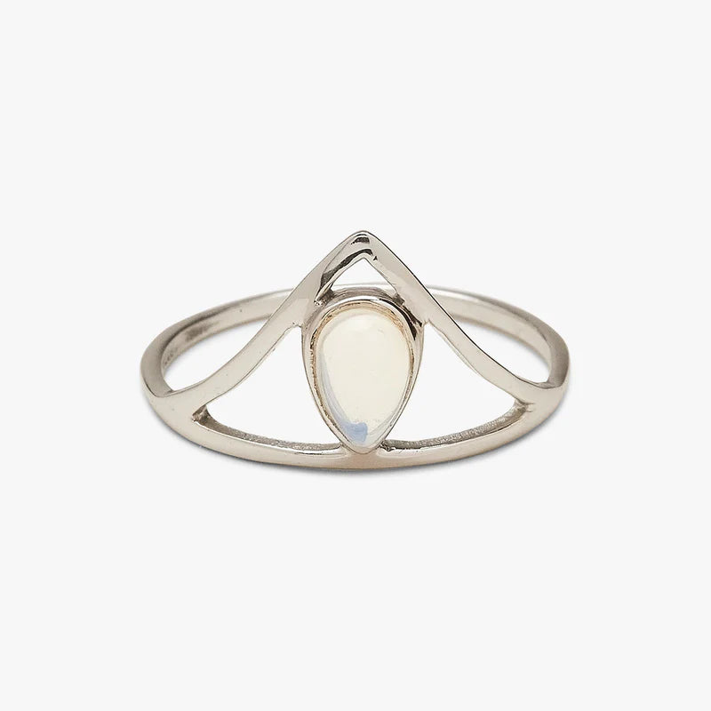 Pura Vida Chevron Stone Ring