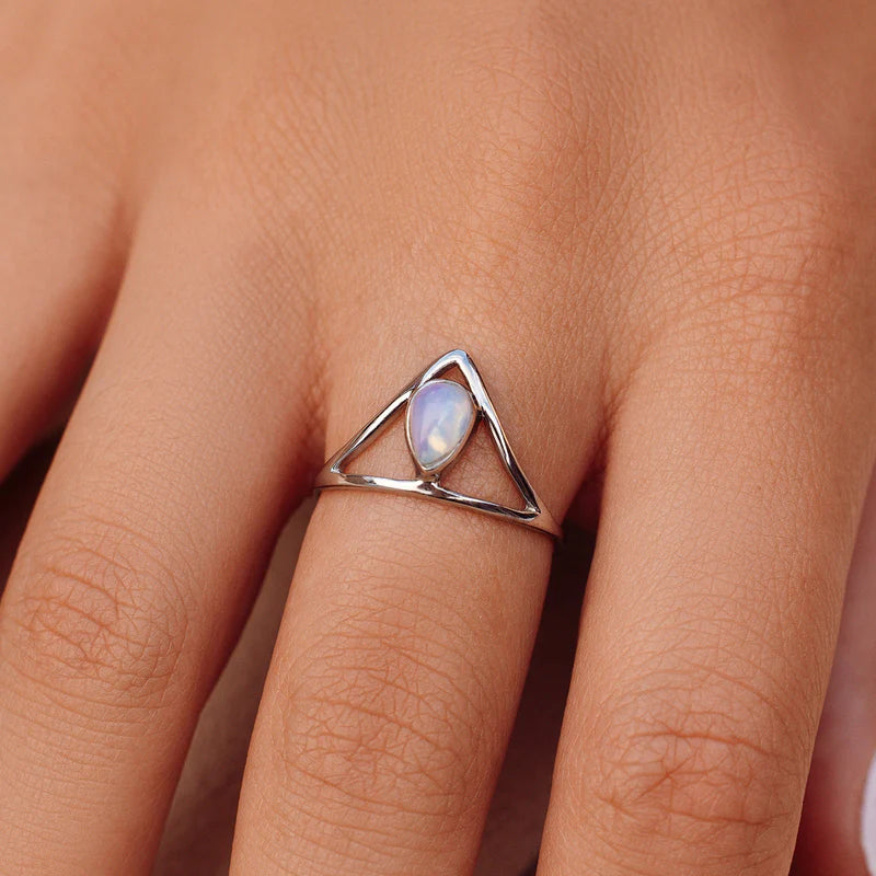 Pura Vida Chevron Stone Ring
