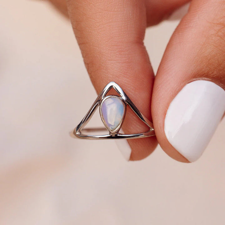 Pura Vida Chevron Stone Ring