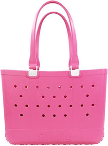 Simply Southern Large Solid Tote- Watermelon