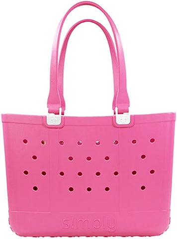 Simply Southern Large Solid Tote- Watermelon