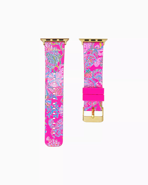 Lilly Pulitzer Silicone Watchband- Shell Me Something Good