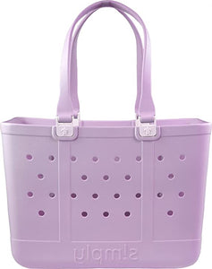 Simply Southern Large Solid Tote- Orchid
