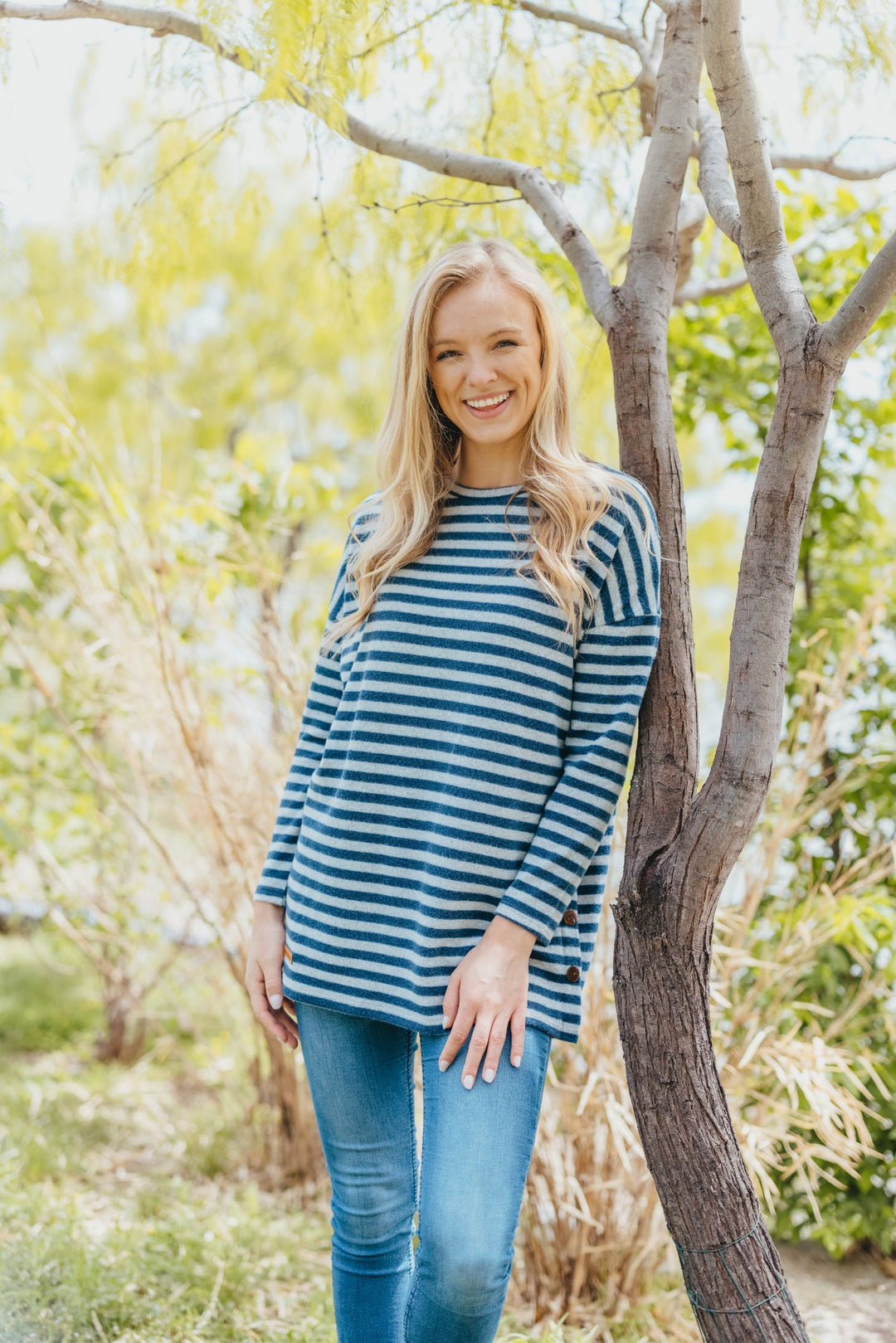 Making a Statement Stripe Sweater