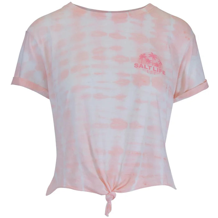 Palm Promenade Short Sleeve Cropped Top