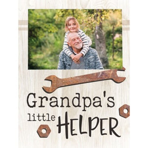 Grandpa's Little Helper Photo Frame